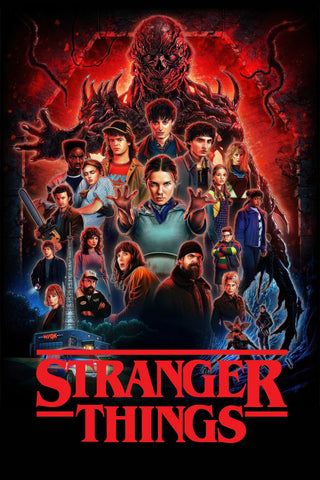 Stranger Things Style: 3 - 11 x 17 inch. TV Show Poster