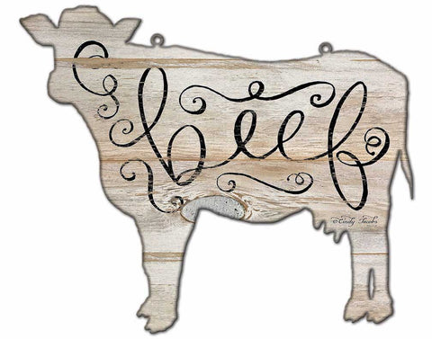 Animal Beef Vintage Sign Metal Sign