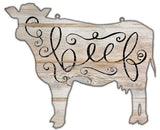 Animal Beef Vintage Sign Metal Sign