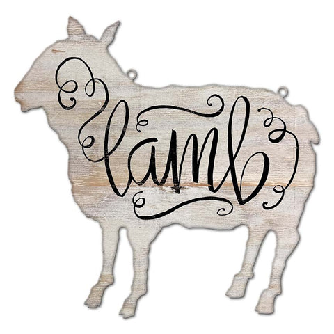 Animal Lamb Vintage Sign Metal Sign