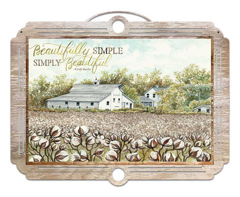 Barn Cotton Beautifully Simple Vintage Sign Metal Sign