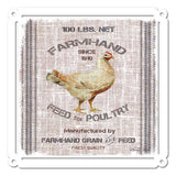 Grain Animal Chicken Vintage Sign Metal Sign