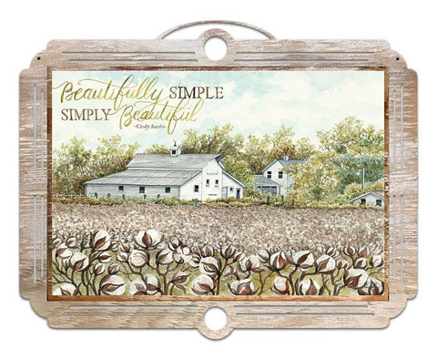 Barn Cotton Beautifully Simple Vintage Sign Metal Sign
