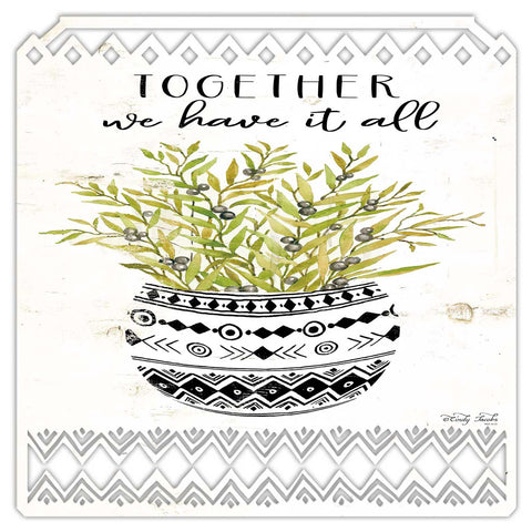 Aztec Pot Together We Vintage Sign Metal Sign