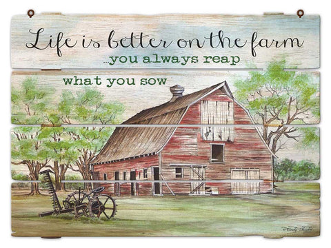 Barn Siycle Life Is Better Vintage Sign Metal Sign