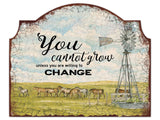 Pasture Horse You Cannot Grow Vintage Sign Metal Sign