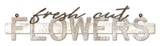 Sign-floral Fresh Cut Flowers Vintage Sign Metal Sign