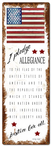 I Pledge Vintage Sign Metal Sign