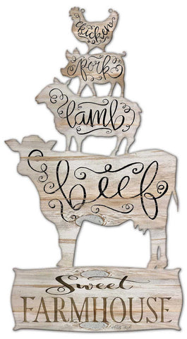 Animal Sweet Farmhouse Vintage Sign Metal Sign