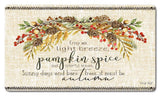 Wood Grain Fall Crisp Air Vintage Sign Metal Sign