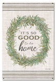 Wood Grain Wreath Its So Good Vintage Sign Metal Sign