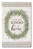 Wood Grain Wreath Its So Good Vintage Sign Metal Sign