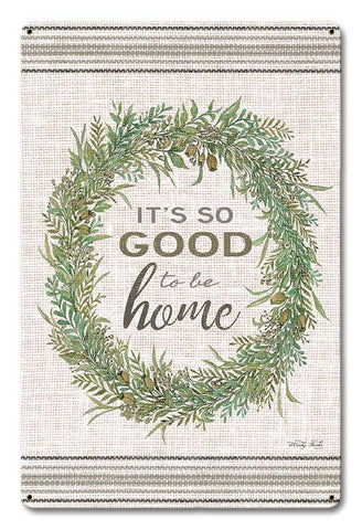 Wood Grain Wreath Its So Good Vintage Sign Metal Sign