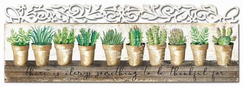 Succulent There Is Always Vintage Sign Metal Sign