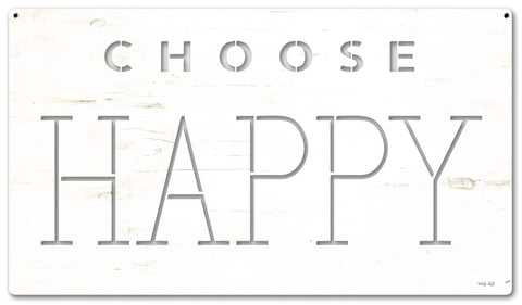 Choose-Happy-Vintage-Sign-Metal-Sign