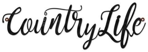 Country Life Vintage Sign Metal Sign