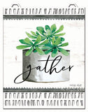Aztec WH Pot Gather RT Vintage Sign Metal Sign