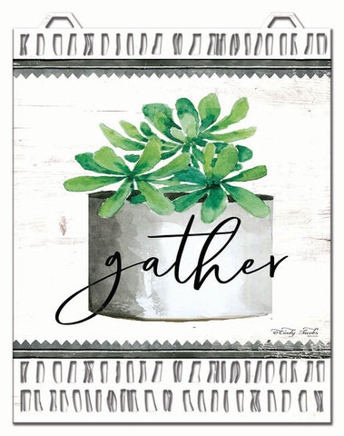 Aztec WH Pot Gather RT Vintage Sign Metal Sign