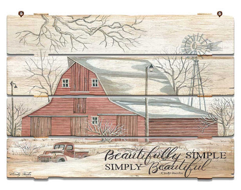 Barn Red Beautifully Simple Vintage Sign Metal Sign