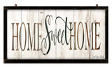 Sign Home Sweet BW Vintage Sign Metal Sign