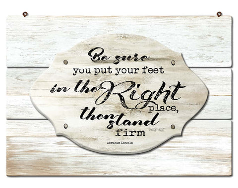 Insp Sec Be Sure 3D Vintage Sign Metal Sign