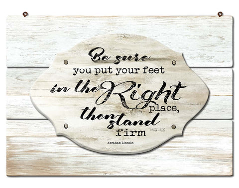 Insp Sec Be Sure 3D Vintage Sign Metal Sign