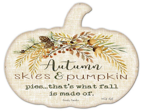 PUMP Autumn Skies Metal Sign