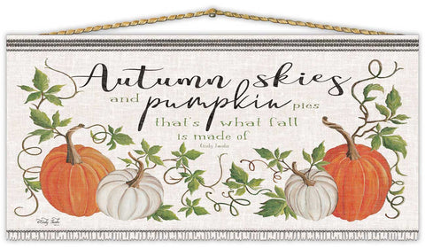 Autumn Skies Metal Sign