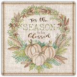 Fall-Wreath-Start-Each-Day-Metal-Sign