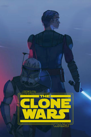 Star Wars: The Clone Wars Style: 2 - 27 x 40 inch. TV Show Poster