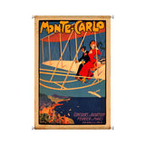 Monte Carlo Aviation Vintage Sign Metal Sign