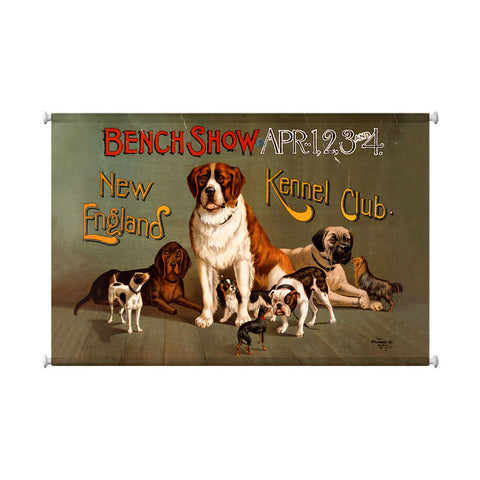 New England Dog Show Vintage Sign Metal Sign