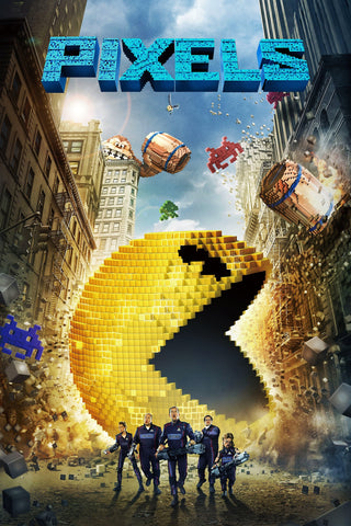 Pixels Style E Movie Poster 27 x 40 inch