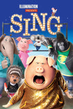 Sing Style B Movie Poster 27 x 40 inch