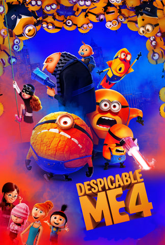Despicable Me 4 Style E Movie Poster 11 x 17 inch