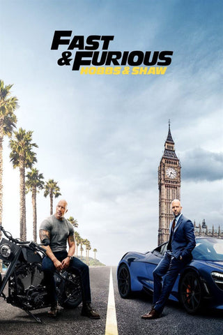 Fast & Furious Presents: Hobbs & Shaw Style D Movie Poster 11 x 17 inch