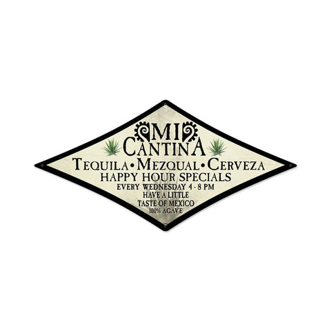 Mi Cantina Vintage Sign Metal Sign