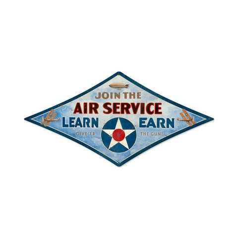 Air-Service-Vintage-Sign-Metal-Sign