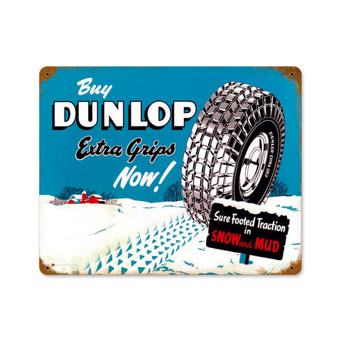 Extra-Grip-Vintage-Sign-Metal-Sign