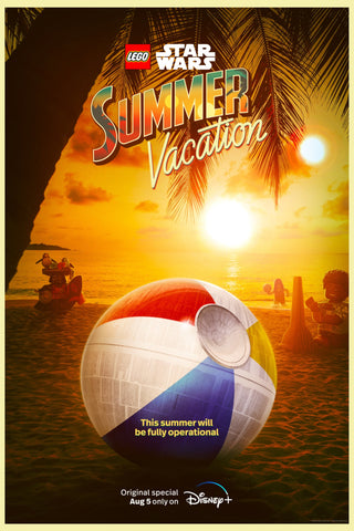 LEGO Star Wars Summer Vacation Style C Movie Poster 11 x 17 inch