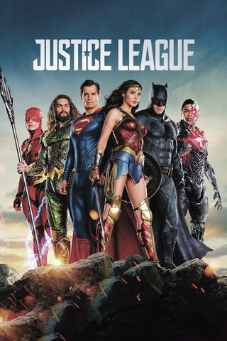 Justice League Style C Movie Poster 11 x 17 inch