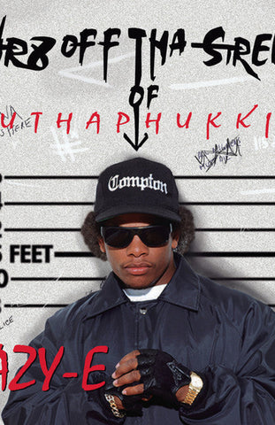 Eazy-E - Str8 off Tha Streetz of Muthaphukkin Compton 11 x 17 inch. Album Cover Poster
