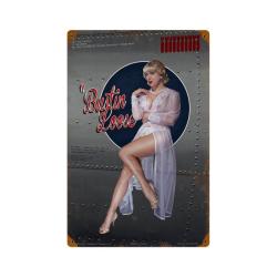 Bustin Loose Uncensored Vintage Sign Metal Sign