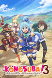 KONOSUBA - God's blessing on this wonderful world! Style: 3 - 11 x 17 inch. TV Show Poster