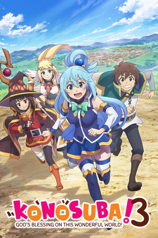 KONOSUBA - God's blessing on this wonderful world! Style: 3 - 11 x 17 inch. TV Show Poster