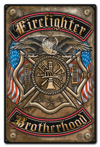 Firefighter-Brotherhood-Vintage-Sign-Metal-Sign