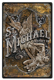 St Michaels Protect Vintage Sign Metal Sign