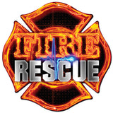 Fire Rescue Vintage Sign Metal Sign