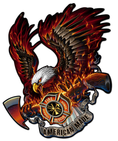 Eagle-American-Made-Vintage-Sign-Metal-Sign