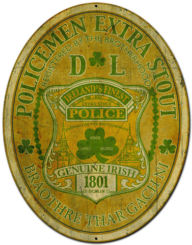 Ireland-Police-Vintage-Sign-Metal-Sign